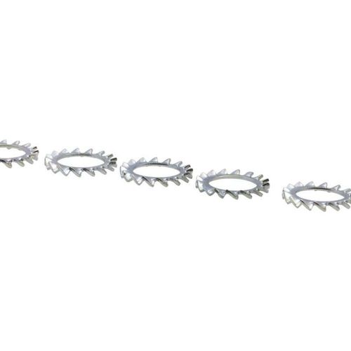 Rondelle Éventail Type Az Zinguée Vissal Ø 6mm  Lot De 40 Rondelles