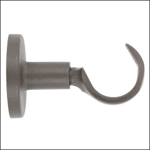 Support ouvert en métal 60mm diamètre 28mm brun oxydé