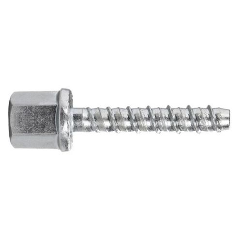 Vis Béton 7,5x35mm Acier Zingué Avec Tête Taraudée M10, Perçage 6mm Ate Option 1 Boîte De 100 Pièces