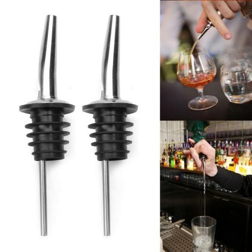 1/3pcs En Acier Inoxydable Bouchon Pour Bouteille De Vin Verseur D'huile D'olive Distributeur Bouteille À Bec Verseur Bouchon Pour Bouteille Accessoires De Bar