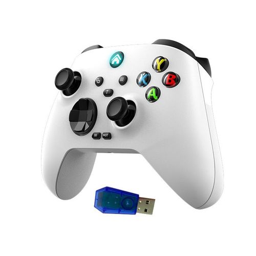Blanc - Manette De Jeu Mécanique Sans Fil G11, 2.4 Ghz, Bt, Pour Switch Pro, Pc, Android, Ios, Smart Tv, Top Box, Joystick