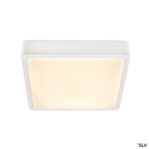 Applique Et Plafonnier Ext?Rieur Slv Ainos, Carr?, Blanc, Led, 17w, 3000k/4000k, Ip65