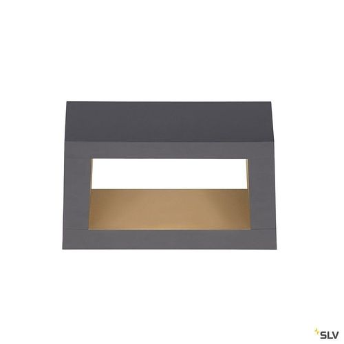 Applique Ext?Rieure Slv Bookat, Anthracite, Led, 15w, 3000/4000k, Ip65, Interrupteur Cct