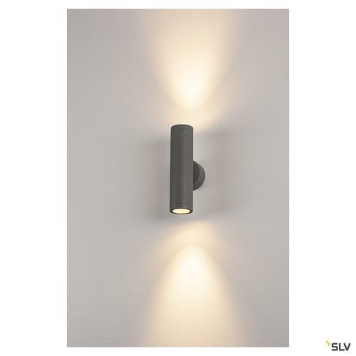 Applique Ext?Rieure Slv Astina, Gu10/Tcr50-Se, 2x 11w Max, Ip44 - Anthracite