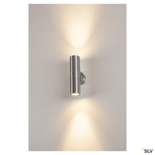 Applique Ext?Rieure Slv Astina, Gu10/Tcr50-Se, 2x 11w Max, Ip44 - Alu Bross?