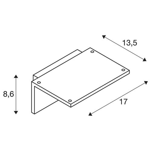 Applique Ext?Rieure Slv Angolux Sensor, Blanc, Led, 9,8w, 3000k, Ip44, D?Tecteur De Mouvements