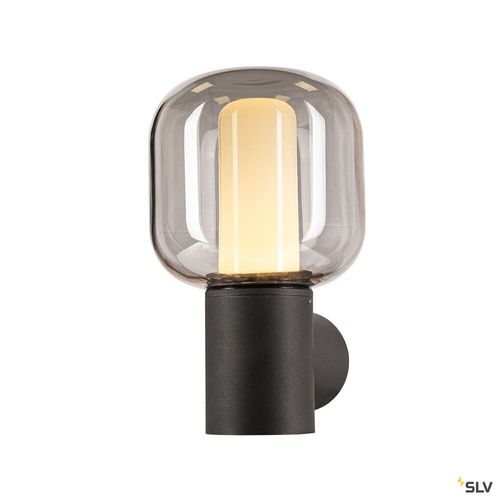 Applique Ext?Rieure Slv Ovalisk, Anthracite, Led, 9w, 3000/4000k, Ip65, Interrupteur Cct