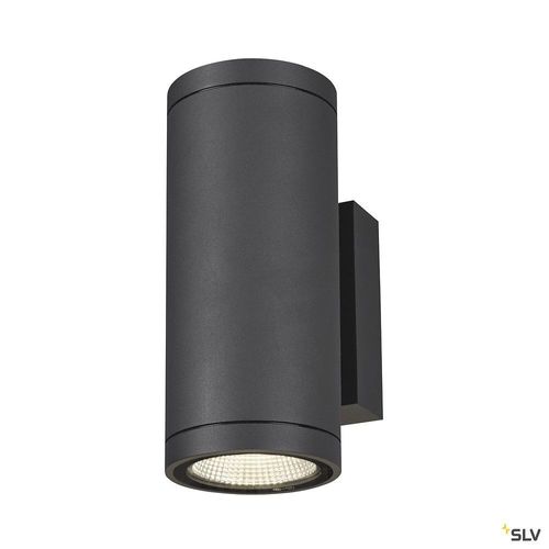 Applique Ext?Rieure Slv Enola Round Up/Down, Rond, Anthracite, Led, 53w, 3000k/4000k, Ip65 - Taille M
