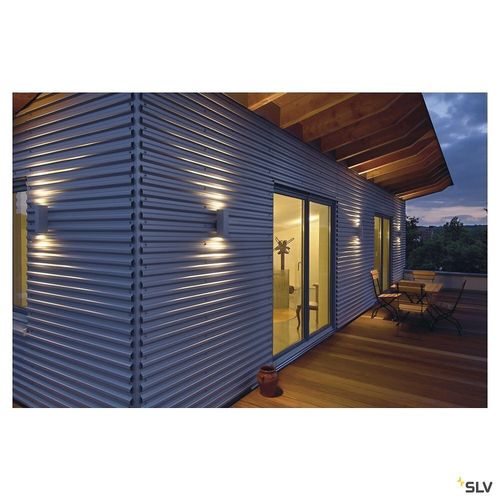 Applique Ext?Rieure Slv Theo Up/Down, Gris, Gu10/Qpar51, 2x 35w Max, Ip44