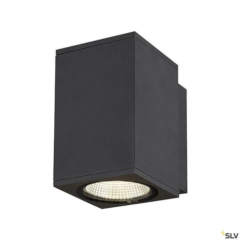 Applique Ext?Rieure Square, Carr?, Anthracite Avec Led Int?Gr?E, 35w, 3000k/4000k, Ip65 - Taille M