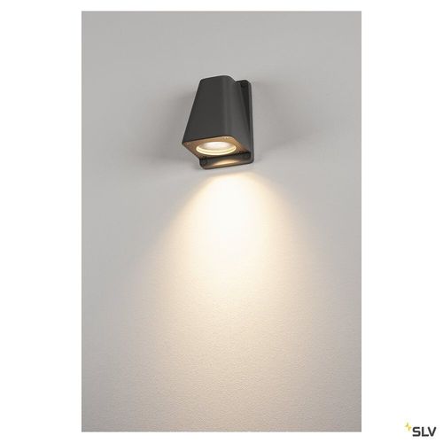 Applique Extérieure Slv Wallyx Anthracite Gu10/Qpar51 50w Max Ip44