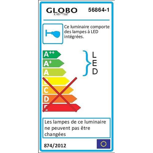 Applique Sakeka Chrome Verre Translucide L.15xh.15cm