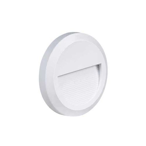 Balise Led Saillie Ronde 2w 220v 55? Blanche Ip65 Pour Escalier - Blanc Neutre 4000k - 5500k - Silamp