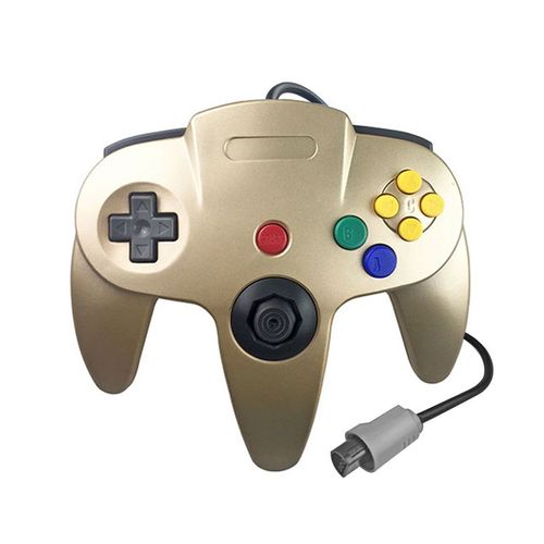 Or - Manette De Jeu Filaire Pour Console Nintendo 64, Manette De Jeu Classique Pour Console De Jeu Rétro, Contrôle Pour Accessoires Nintendo