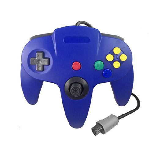 Bleu - Manette De Jeu Filaire Pour Console Nintendo 64, Manette De Jeu Classique Pour Console De Jeu Rétro, Contrôle Pour Accessoires Nintendo