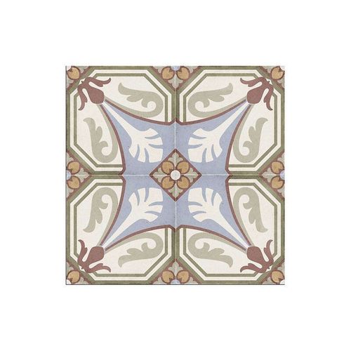 Art Nouveau - Viena Colour - Carrelage 20x20 Cm Aspect Carreaux De Ciment Vieilli Coloré