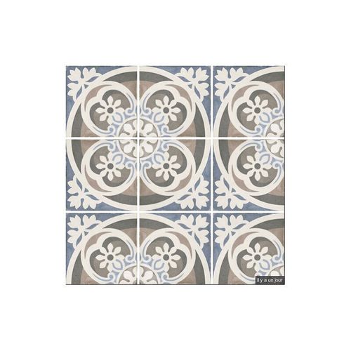 Art Nouveau - Music Hall - Carrelage 20x20 Cm Aspect Carreaux De Ciment Vielli Coloré