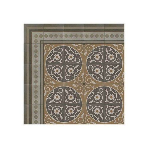 Caprice - Loire - Carrelage 20x20 Cm Aspect Carreau De Ciment Fleuri