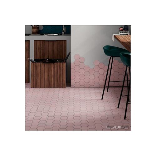 Kromatika - Rose - Carrelage Hexagonal 11,6x10,1 Cm Rose Claire