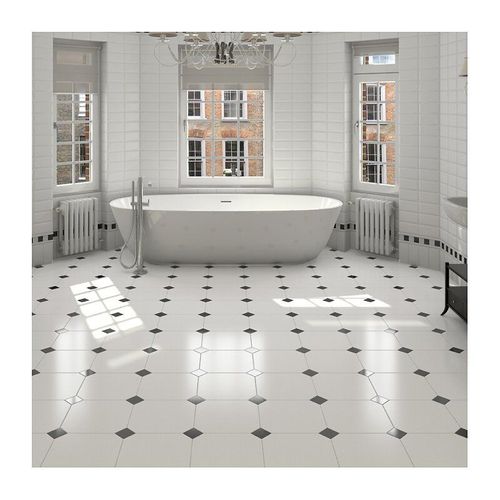 Octogone Alaska - Carrelage Octogone Blanc