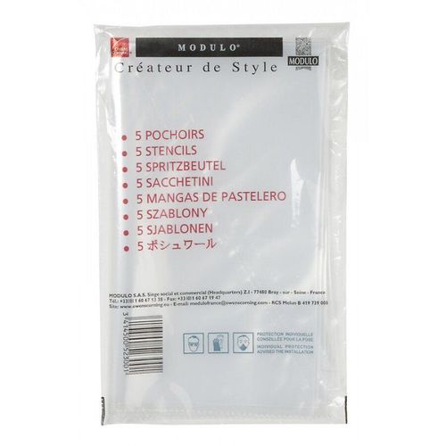 Sachet 5 pochoirs à joint