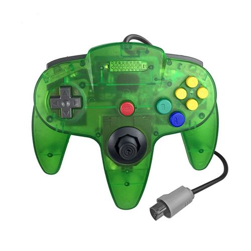 Vert Transparent - Manette De Jeu Filaire Pour Console Nintendo 64, Manette De Jeu Classique Pour Console De Jeu Rétro, Contrôle Pour Accessoires Nintendo