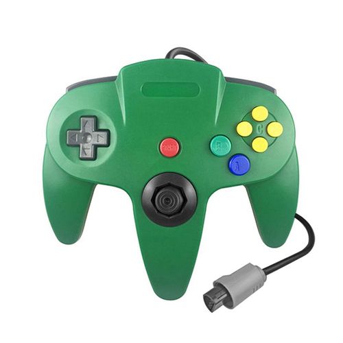 Vert - Manette De Jeu Filaire Pour Console Nintendo 64, Manette De Jeu Classique Pour Console De Jeu Rétro, Contrôle Pour Accessoires Nintendo