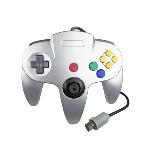 Argent - Manette De Jeu Filaire Pour Console Nintendo 64, Manette De Jeu Classique Pour Console De Jeu Rétro, Contrôle Pour Accessoires Nintendo