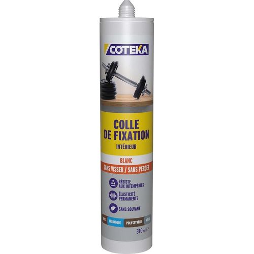 Colle fixation intérieur blanc 310ml