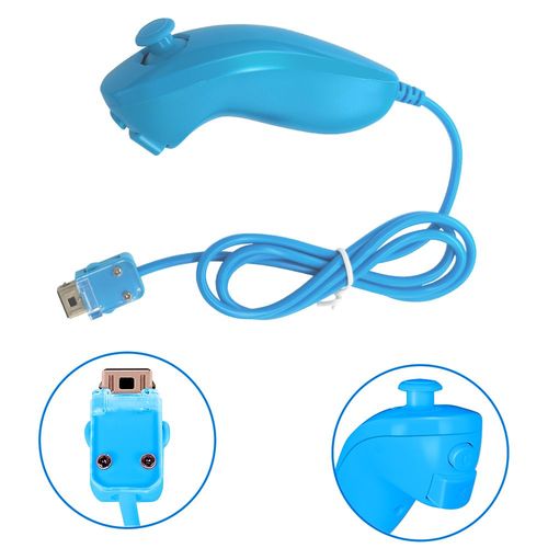 13-100 - Manette De Jeu Sans Fil Avec Motion Plus Intégré, Manette De Jeu Pour Jeux Nintendo Wii, Contrôle À Distance, Manette De Jeu