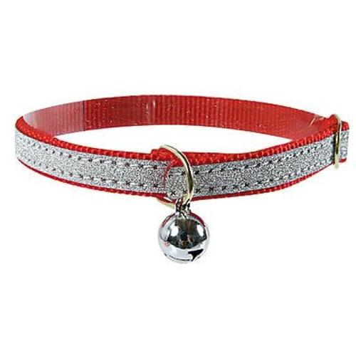 Collier Pour Chat Lame 30cm Rouge