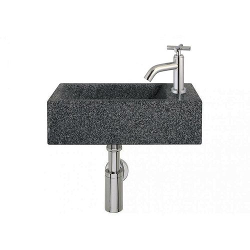 Croce Robinet Lave Mains Chrome Eau Froide