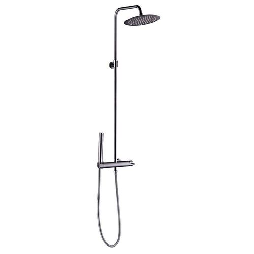 Luisa colonne de douche mécanique gun métal
