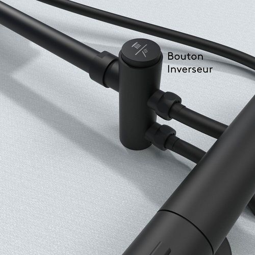 Essesmart Colonne De Douche Noire Mat Sans Mitigeur
