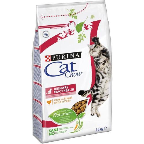 Croquettes Chat Adulte Purina Cat Chow Urinary Poulet 1,5 Kg