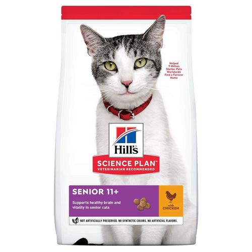 Aliment Chat Feline Senior 11+ Poulet 1.5kg