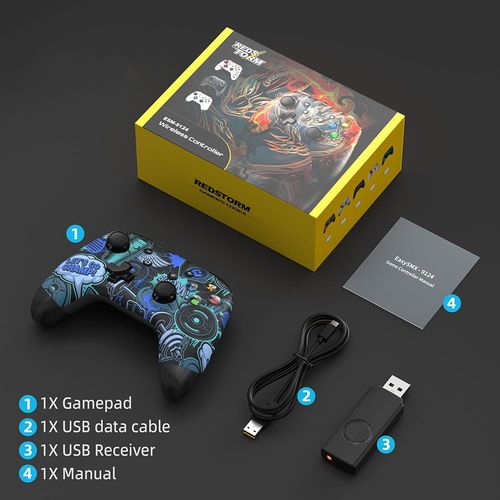 P02 - Manette De Jeu Sans Fil Pro, Nintendo Switch, Lite, Oled, Pc, Android Smart Tv, Tv Box, Steam Deck, Phone Gamers