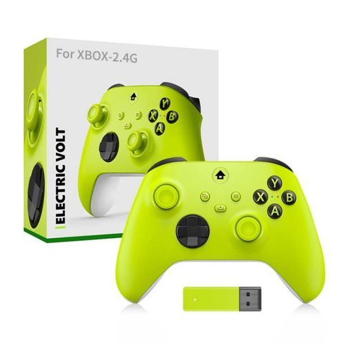 Jaune - Manette De Jeu Vidéo Sans Fil, Manette De Jeu Pour Xbox Series X, Ordinateur Spc, 2.4g, Vibration Touristique