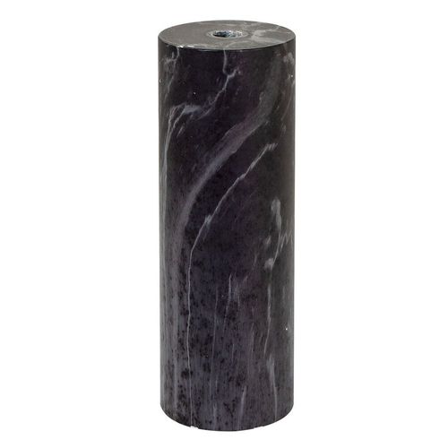 Douille E27 décorative en aluminium effet marbre noir