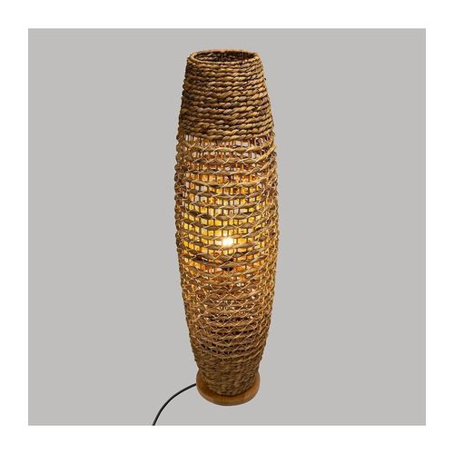 Lampadaire En M?Tal Et Bois Naturel H 118 Cm