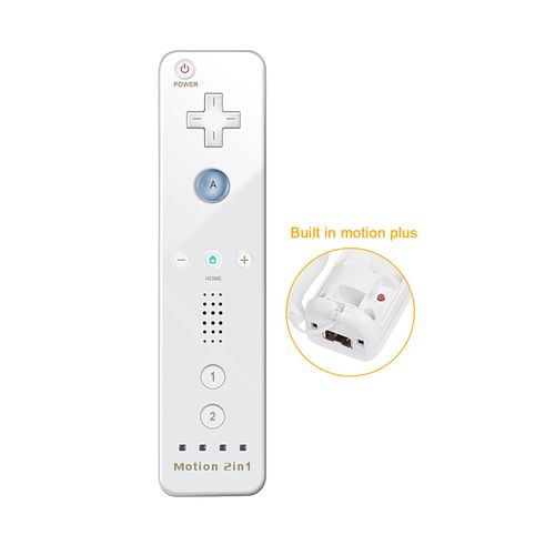 Blanc Droit - Manette De Jeu Sans Fil Pour Manette Nintendo Wii, Manette De Jeu, Mouvement Intégré Plus, Télécommande Gauche Et Droite, Poignée De Contrôle, Accessoires De Jeu