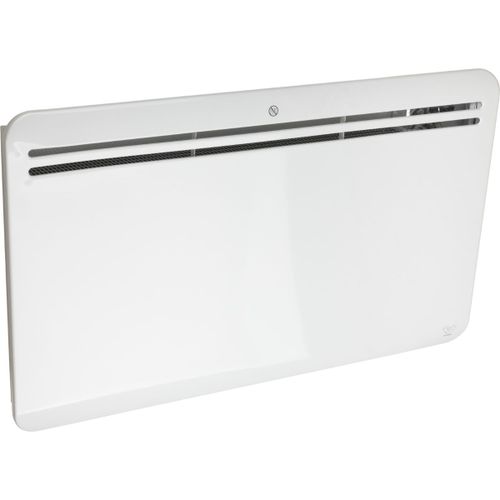Chauffage connecté Wifi inertie sèche fonte - blanc - 1500W - Voltman