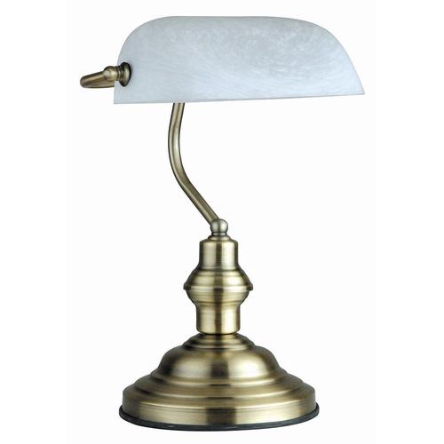 Lampe Banquier Antique Globo