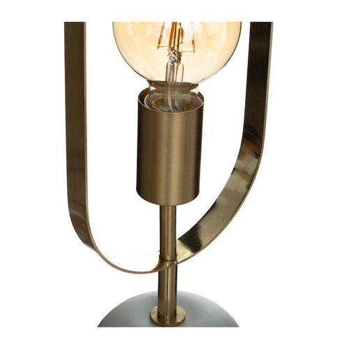 Lampe ? Poser En M?Tal Dor? Et Base Effet Marbre H 44 Cm
