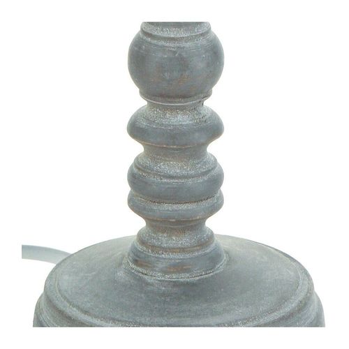 Lampe ? Poser En Bois Gris Patin? H 35 Cm