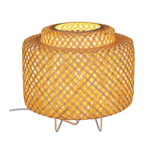 Lampe ? Poser En Bambou Naturel D 25 Cm