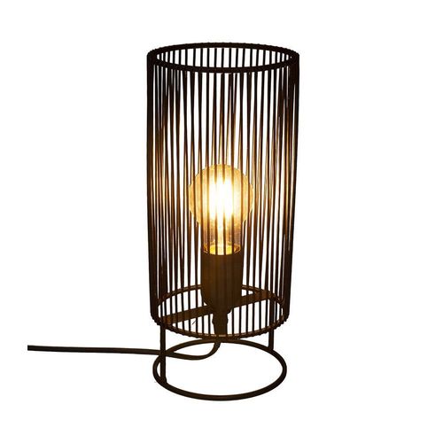 Lampe ? Poser En M?Tal Noir H 30 Cm
