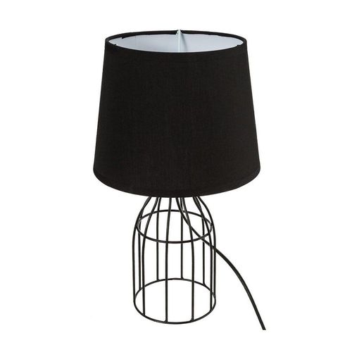 Lampe ? Poser En M?Tal Filaire Noir H 35 Cm