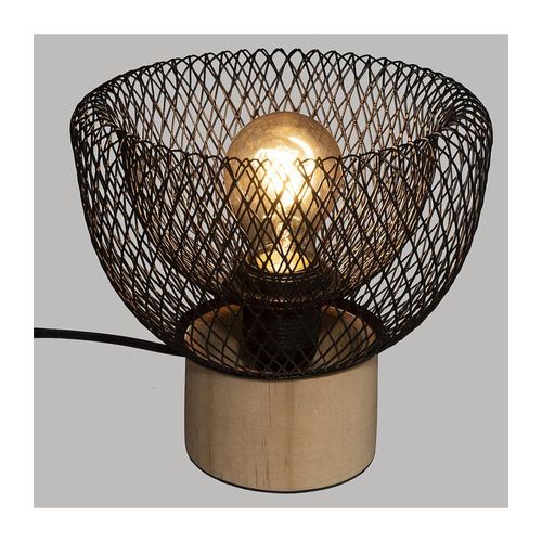 Lampe ? Poser En M?Tal Et Bois D 20 Cm