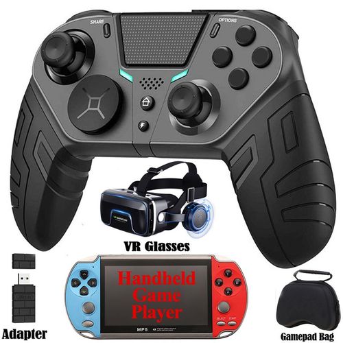 Sac Adaptateur Vr Gamer - Manette De Jeu Sans Fil Bluetooth Pour Ps4/Ps3/Ps/Playstation 4/3 Pc, Contrôleur, Joystick, Pour Tv/Android/Téléphone